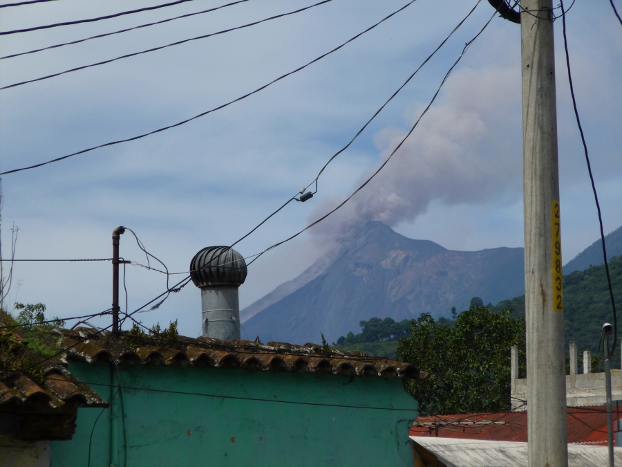 One of the Volcanoes Was Active When I Got to Antigua