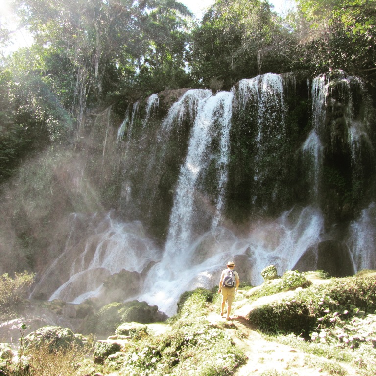 One of the Bigger Waterfalls in Parque El Nicho